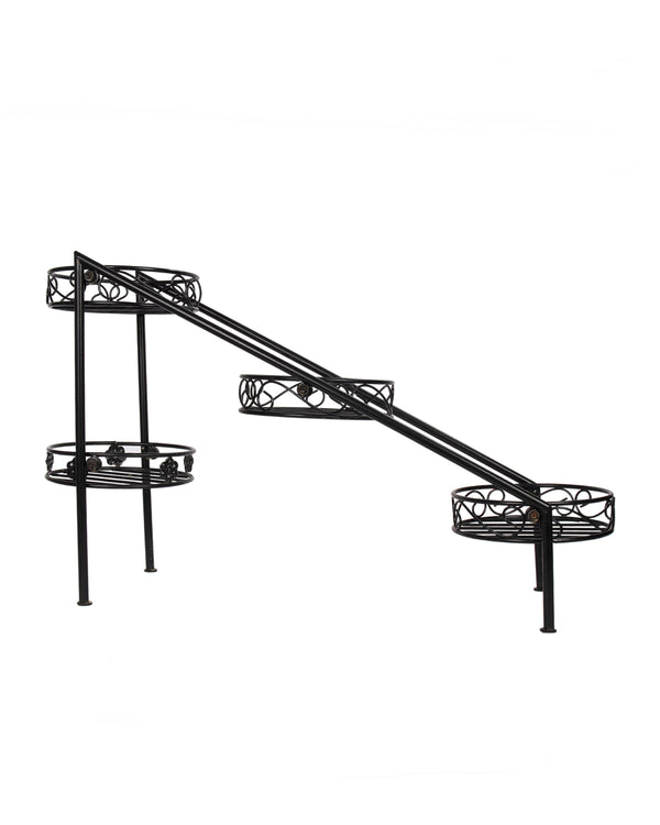 Mini Pot Garden™ Multi-Level Metal Plant Stand | Indoor Flower Pot Rack | Space Saving Garden Display