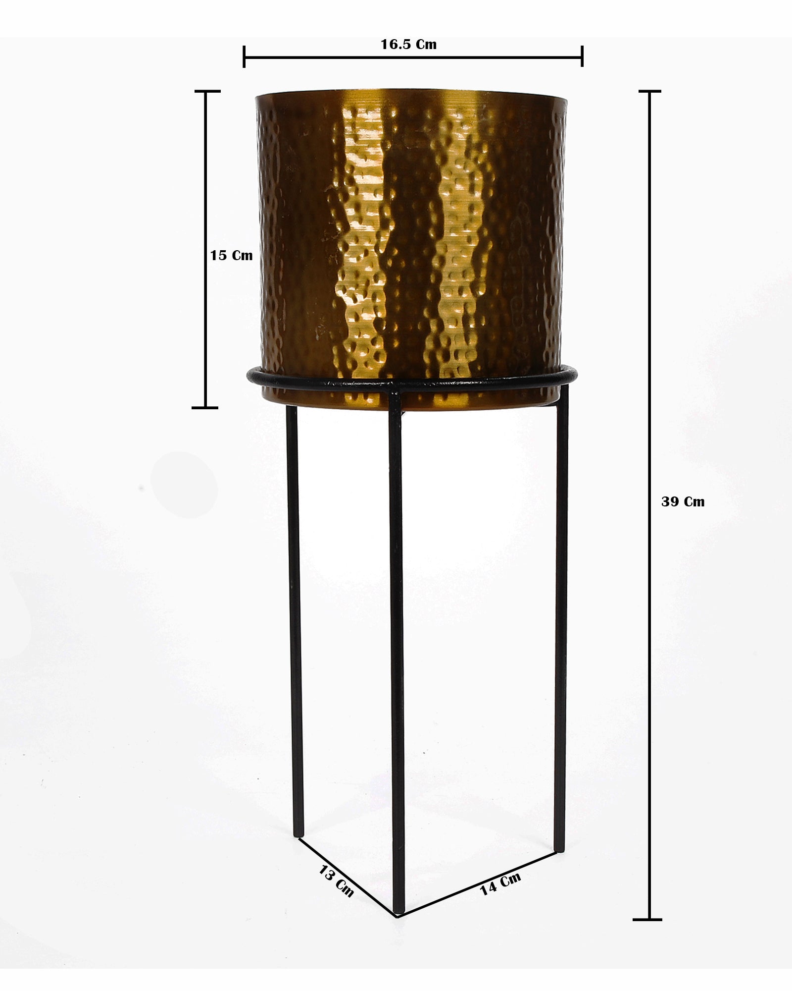 Mini Pot Garden™ Elevated Metal Planter Stand | Modern Flower Pot with Stand | Stylish Home Décor